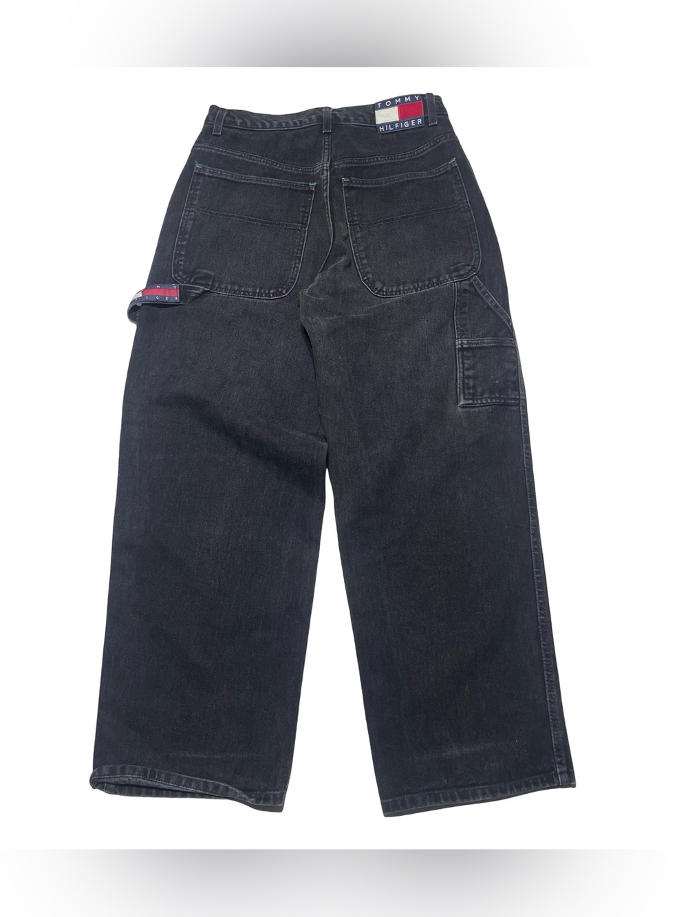Tommy Hilfiger Vintage 90’s Loose Baggy Black Skate Denim Size Men’s 31 x 30